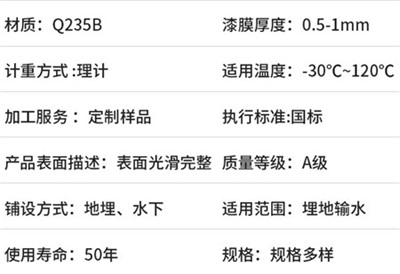 海北电力用热浸塑钢质保护管产品性能特点